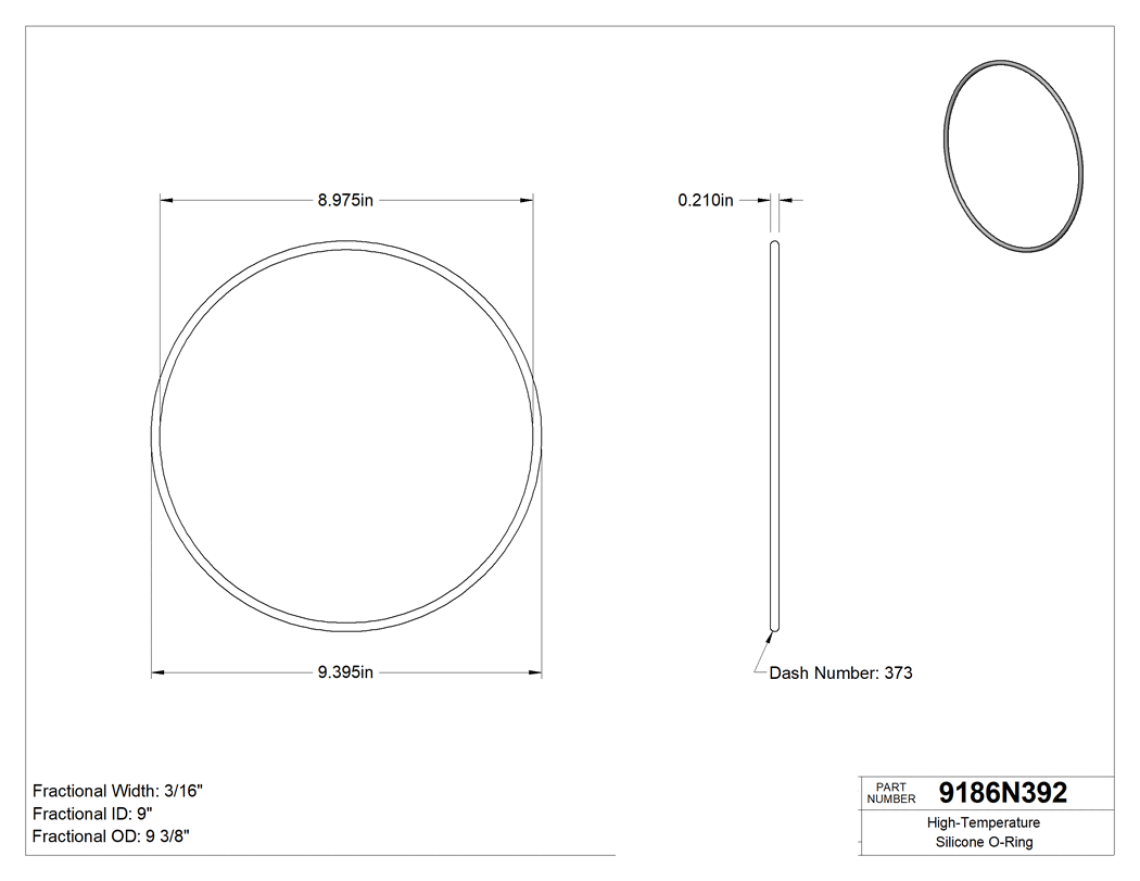Technical drawing - 9186N392